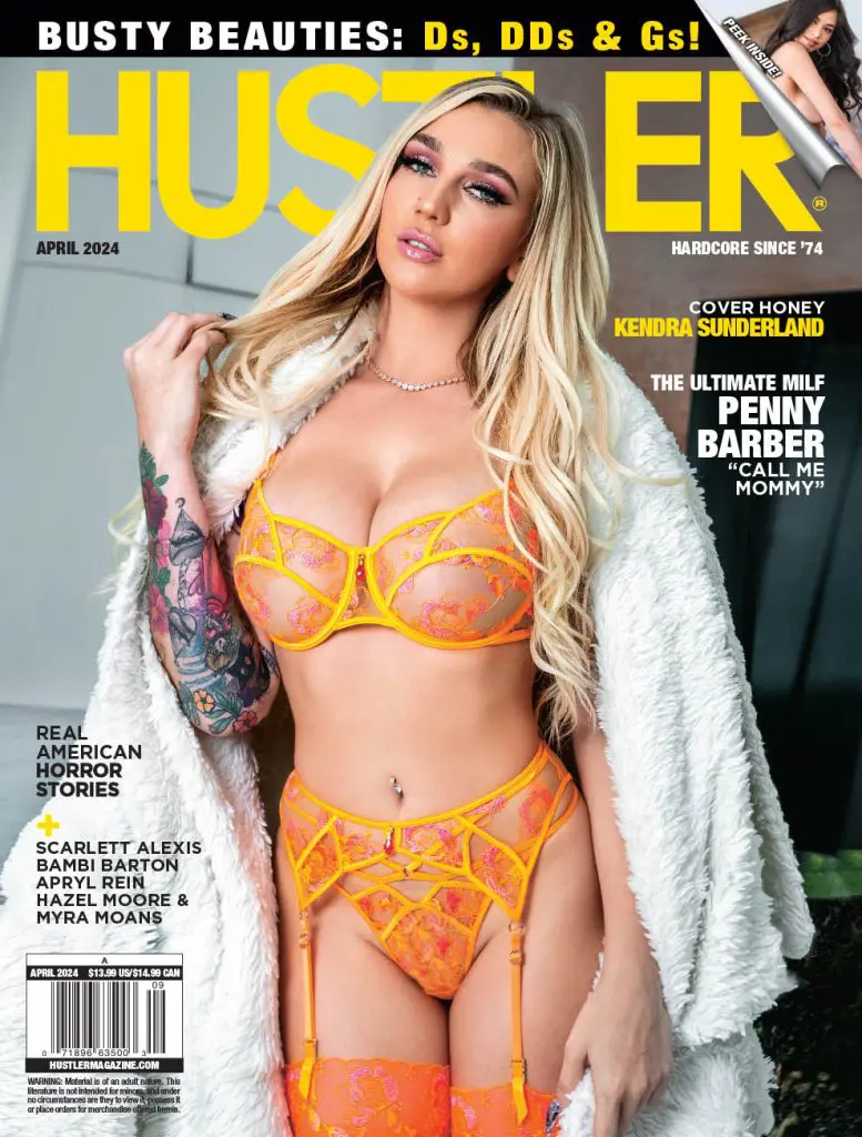 Kendra Sunderland: Hustlers April Cover Honey +VIDEO