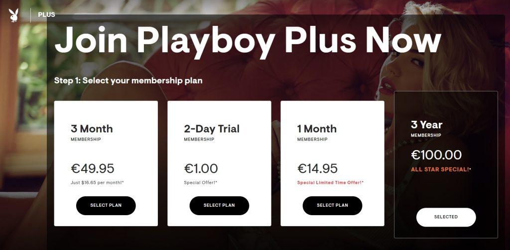 Pricing and Value Proposition Playboy Plus