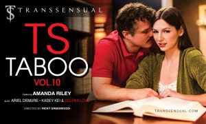 Amanda Riley Brings the Heat in TransSensual’s Fiery New “TS Taboo 10”