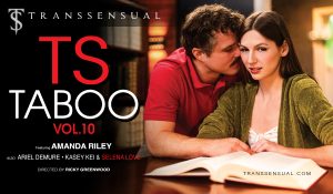 Amanda Riley Ignites Taboo Fantasies in TransSensual’s Steamy New Release, ‘TS Taboo 10’