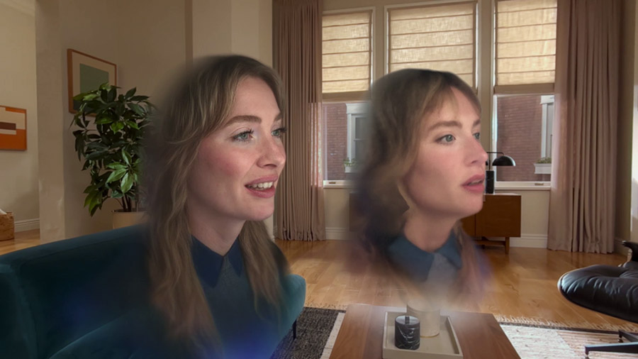 A highly realistic Persona avatar in VisionOS.