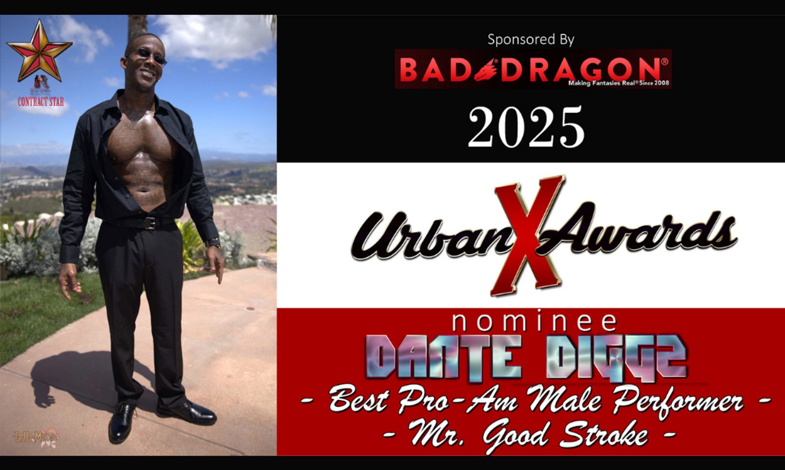 Dante Diggz Heats Up Awards Season with Two Urban X Nominations
