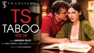 Family Secrets Unleashed: Amanda Riley Headlines Steamy 10th Volume of ‘TS Taboo’