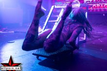 Angel Beau performing with fire at the AltStar Awards