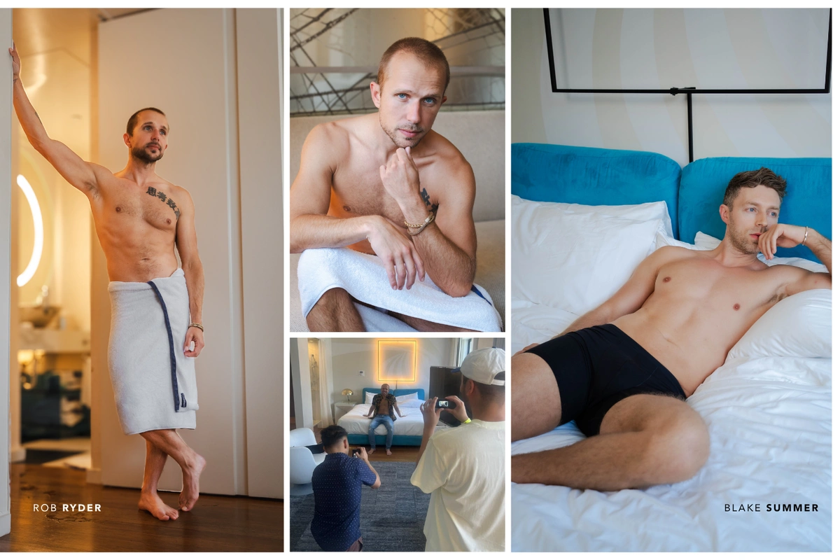 Rob Ryder and Blake Summers photoshoot