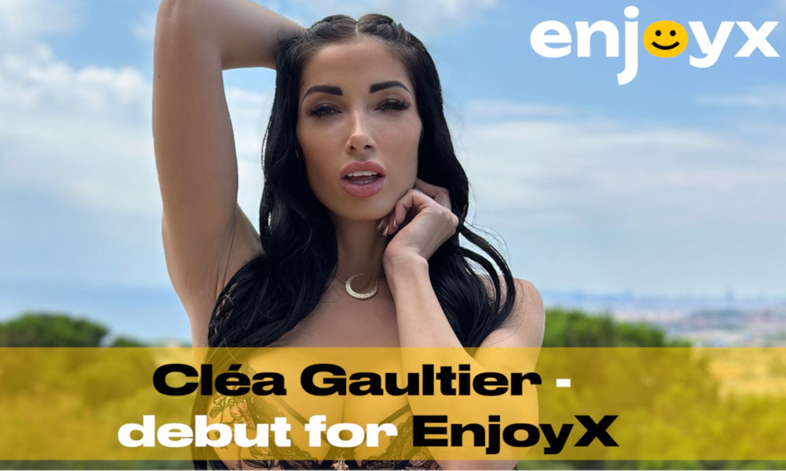 French Superstar Cléa Gaultier Brings Her European Flair to EnjoyX in a Steamy Debut
