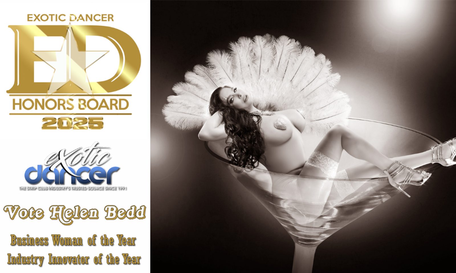 From Burlesque Roots to AI Bets: Helen Bedd’s Power Play for the ED Honors