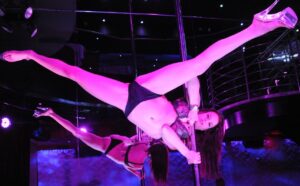 Gravity Has No Chance: Inside Vivid Cabaret’s Epic Pole Dance Showdown