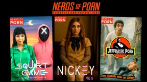 Killer Dolls, Deadly Games, and Dinosaurs: Nerds of Porn Drops a Parody Triple-Threat