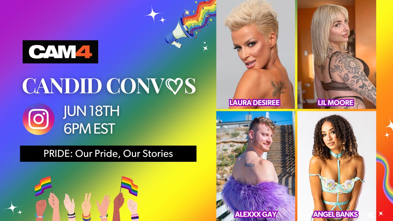 More Than Just a Show: CAM4’s Candid Convos Champions Raw and Radiant Pride Stories