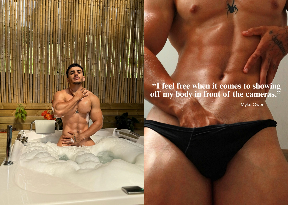 Myke Owen posing