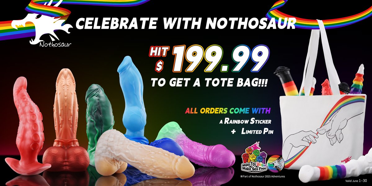 Nothosaur Unleashes a Rainbow of Fantasy for Pride Month—And a Super-Limited Tote Bag