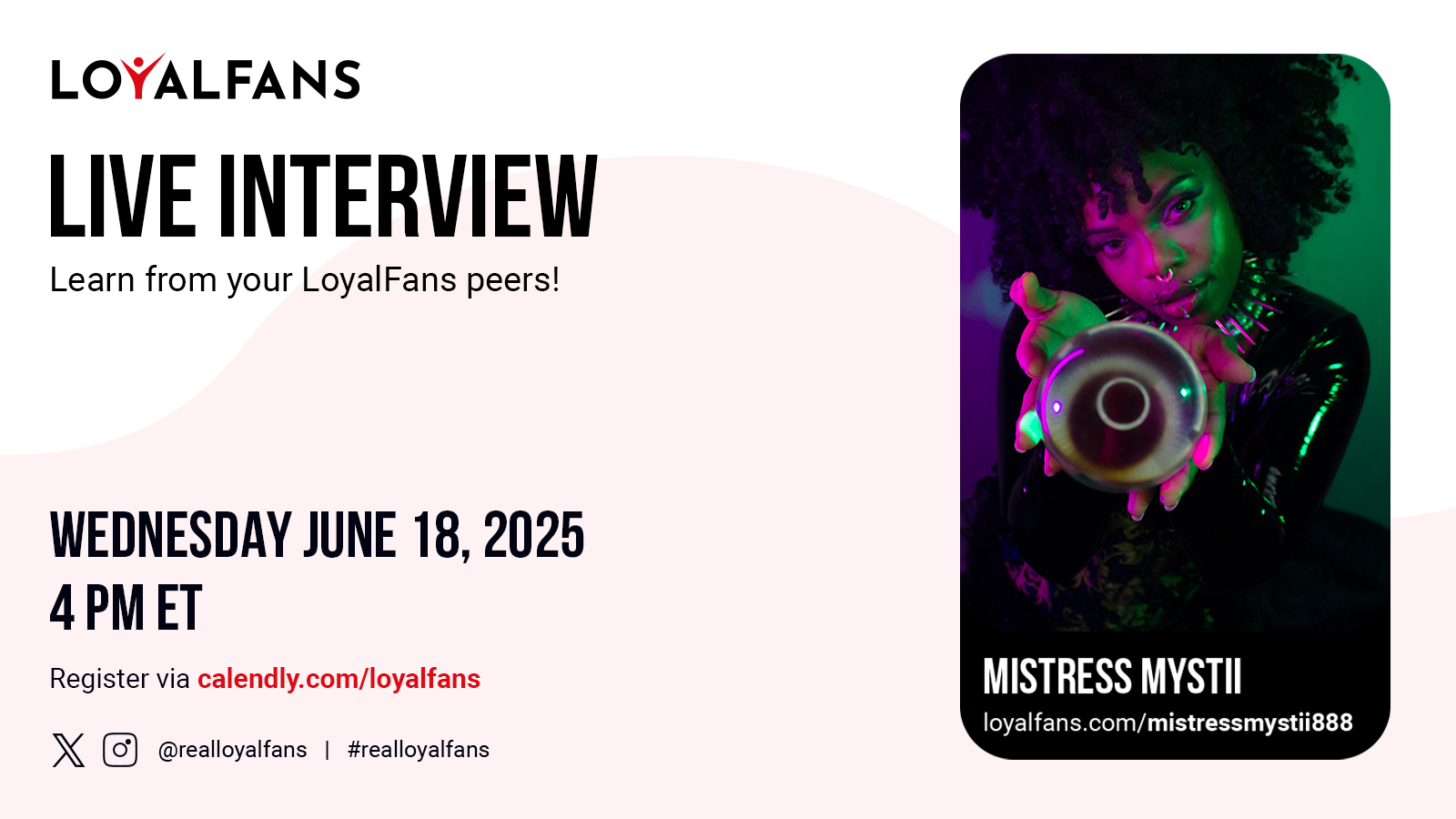 Psychic Domination & Platform Success: Mistress Mystii Takes the Mic at LoyalFans