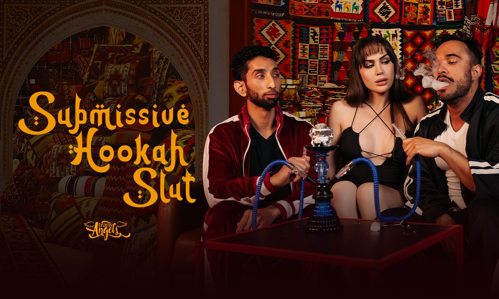 Rana Katana Turns Up the Heat in ‘Submissive Hookah Slut’ Threesome for TransAngels