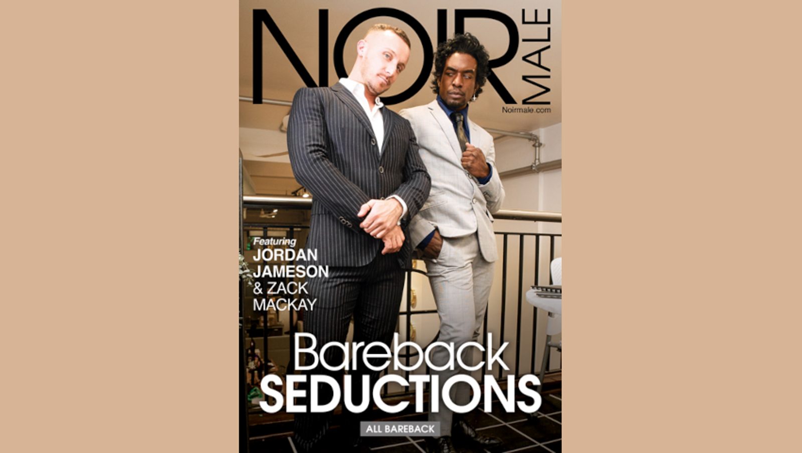 Sparks Fly as Jordan James and Zack MacKay Headline Noir Male’s ‘Bareback Seductions’