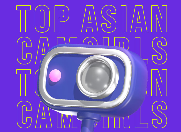 An Asian cam performer in a sexy outfit looking directly at the camera.