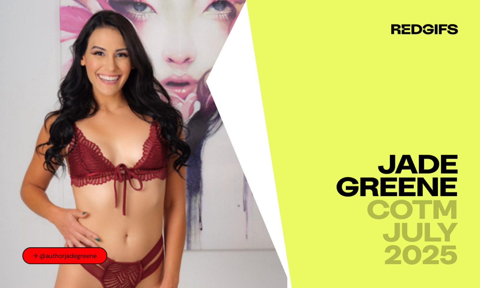 From Spreadsheets to Center Stage: Jade Greene is RedGIFs’ July Creator of the Month